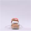 Oh My Sandals Ring Espadrille Platform - Coral Combi